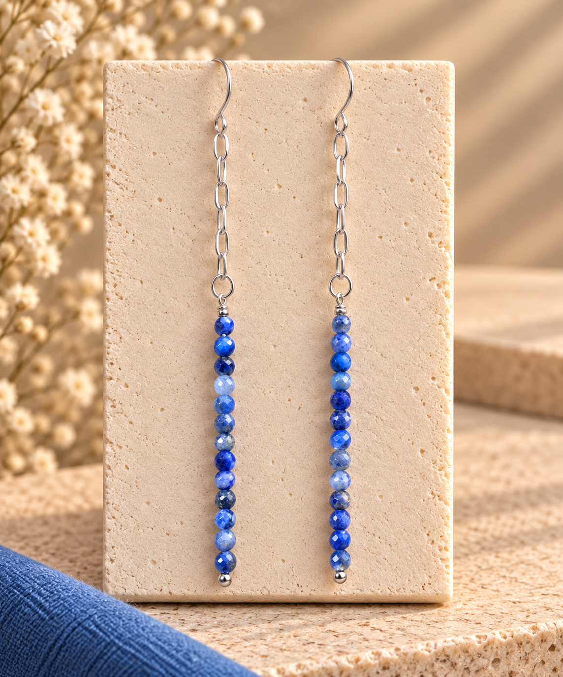 Sculptural Open Square Earrings